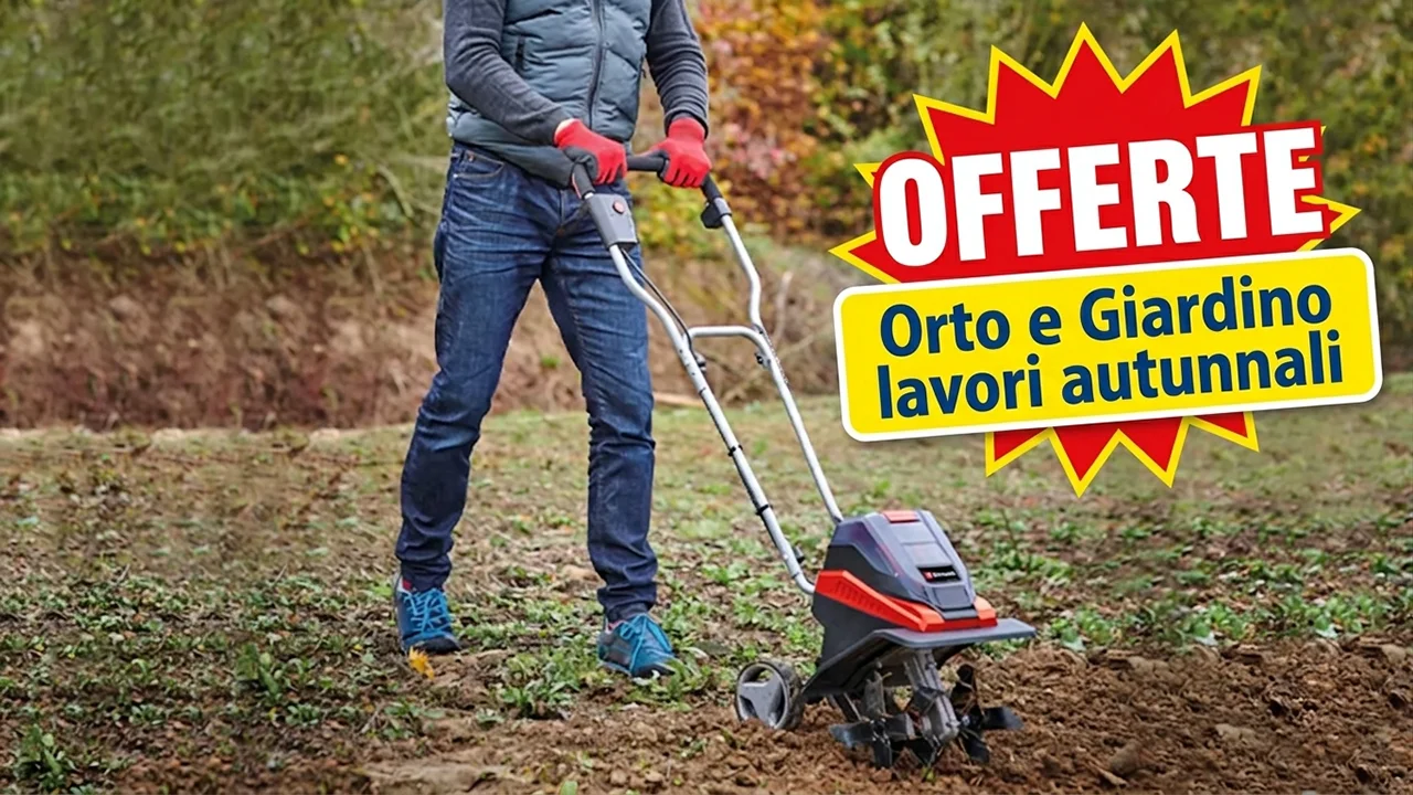 Fine estate, tempo di rimboccarsi le maniche: offerte su attrezzi elettrici e a batteria per il giardino d'autunno