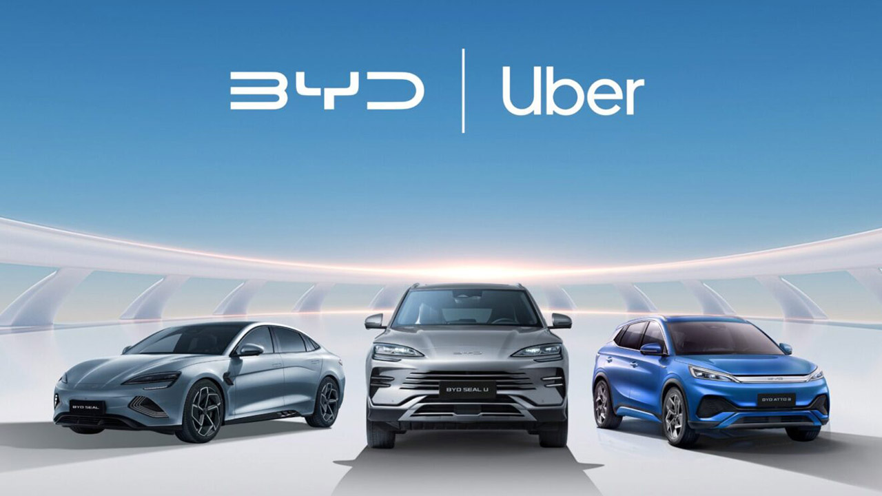 BYD firma un accordo con Uber, fornirà 100.000 veicoli elettrici