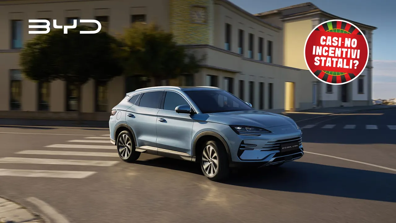 Casi-no incentivi statali, la campagna BYD che offre 10.000 euro al posto del governo