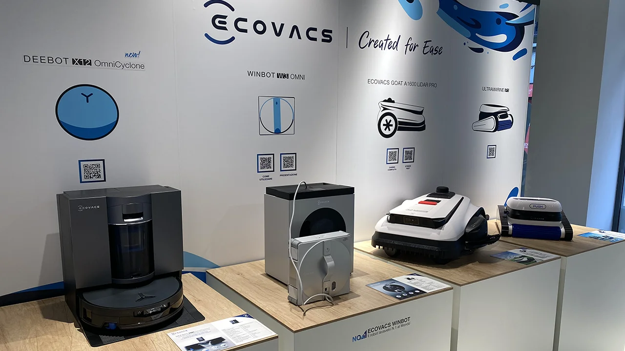 Ecovacs presenta la gamma 2026: pavimento, finestre, prato e piscina, robot per ogni esigenza