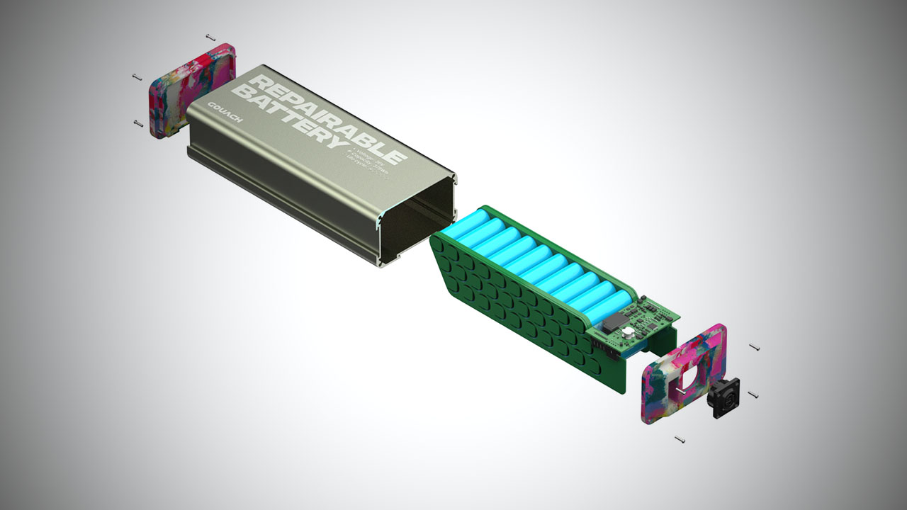 Gouach ha creato la batteria per e-bike e scooter elettrici completamente riparabile. Svolta nel settore