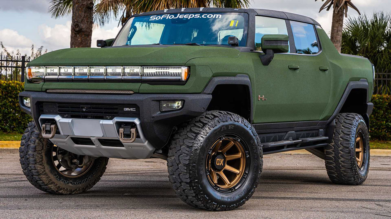 Hummer elettrico esagerato: ecco la versione speciale rivestita in Kevlar