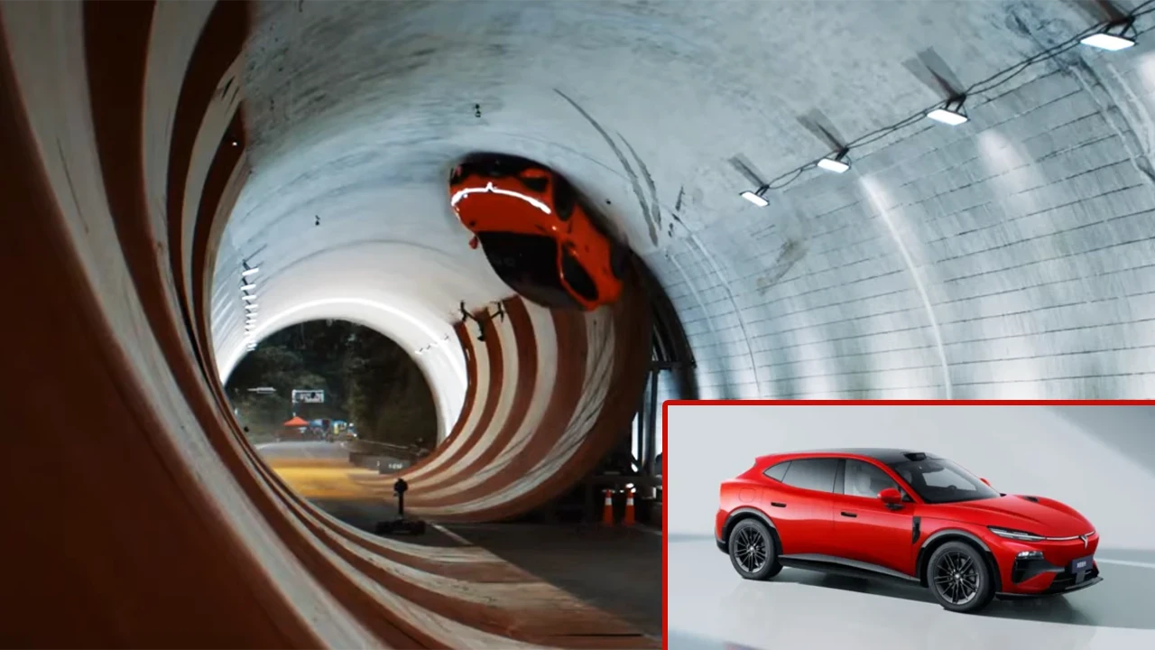 Ecco l'auto della discordia, Voyah Passion S: il loop non era falso, c'� il video integrale