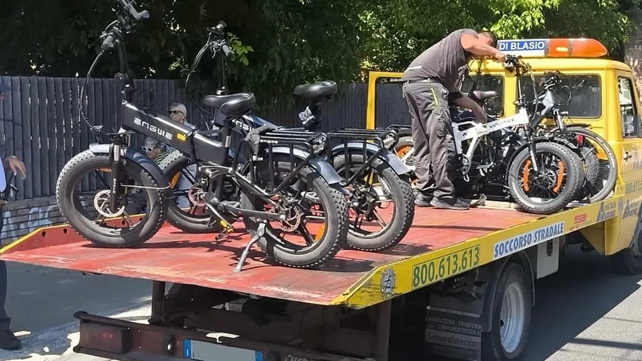 Anche a Pescara si passa ai fatti: e-bike illegali sequestrate con la collaborazione della Motorizzazione Civile
