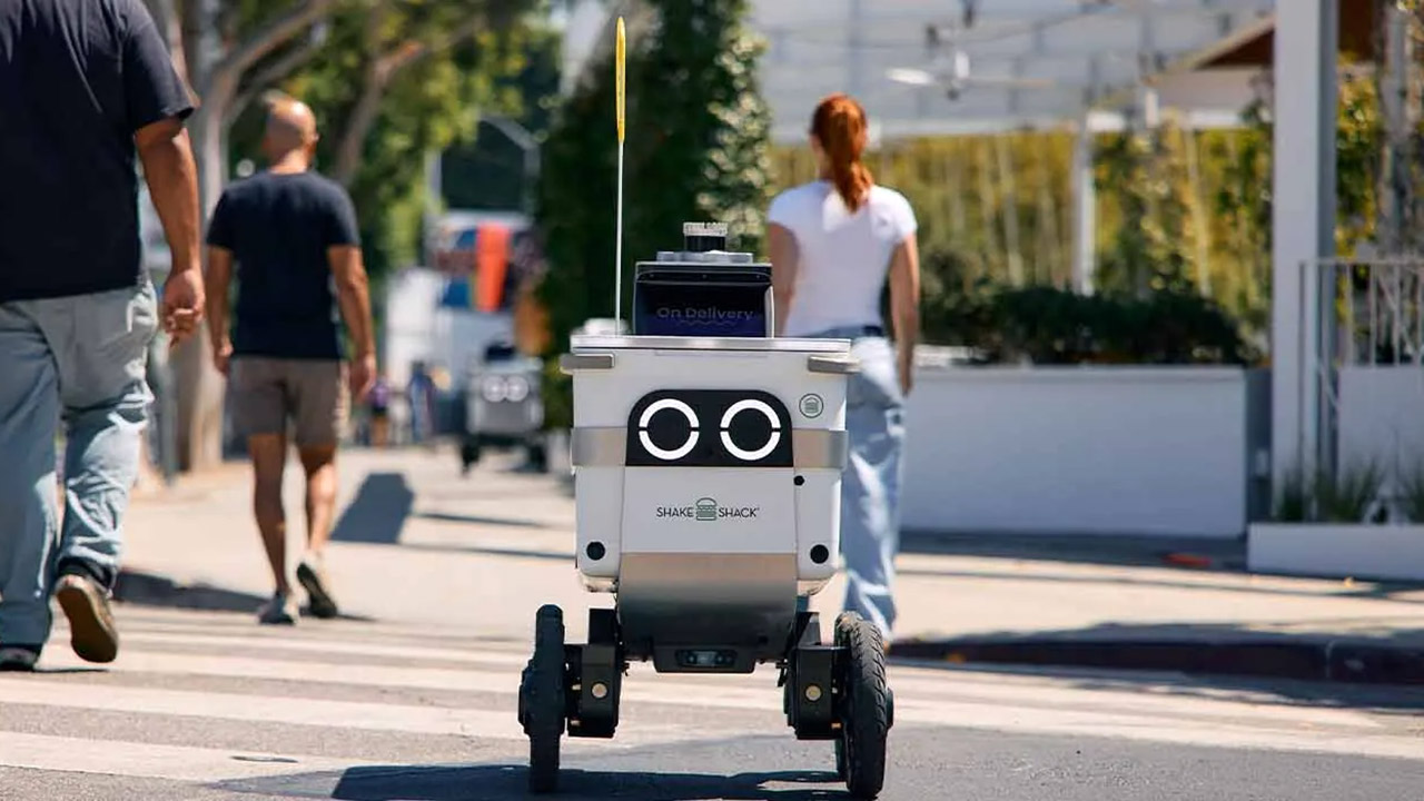 Uber Eats e Shake Shack consegnano cibo tramite robot autonomi