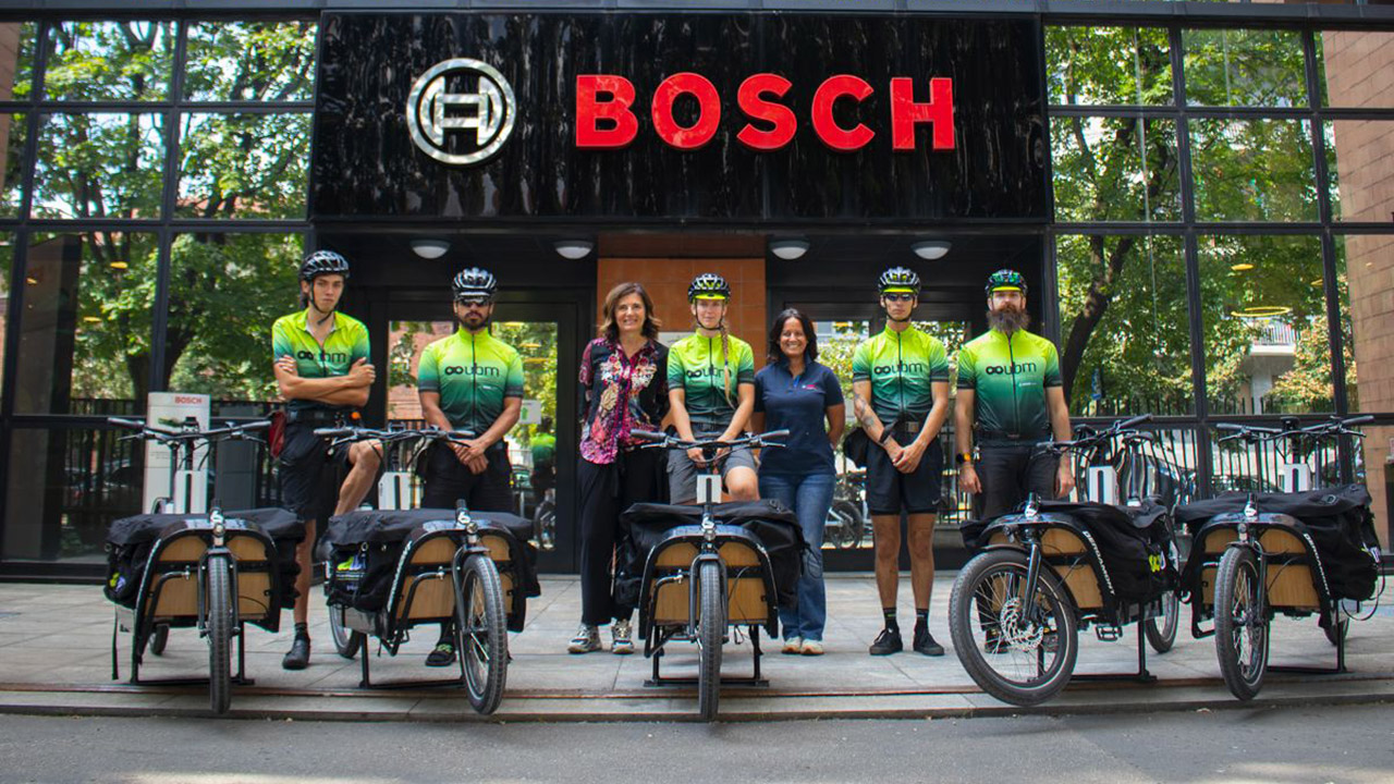 Bosch eBike Systems e UBM Corrieri in Bici insieme per le consegne con le cargo eBike