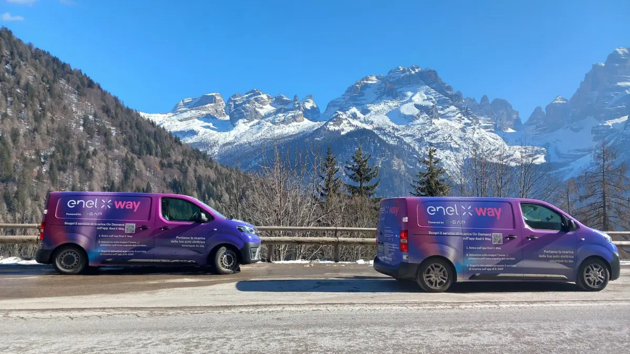 Ricarica a domicilio: Enel X Way porta la ricarica sul posto a Canazei e Madonna di Campiglio 