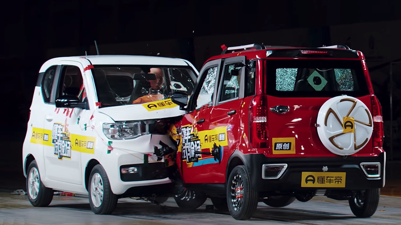 L'auto elettrica cinese da 4.000 euro è anche sicura? Ecco l'esito del crash test