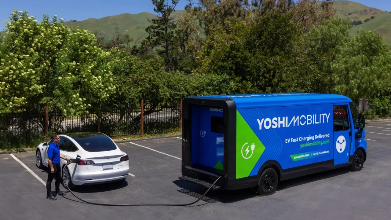 Yoshi Mobility: una nuova unità di ricarica rapida su ruote per veicoli elettrici