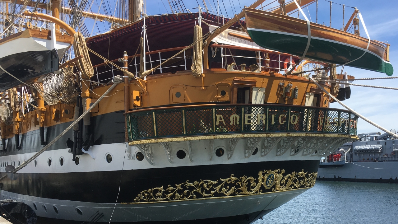 La Amerigo Vespucci passa all'elettrico