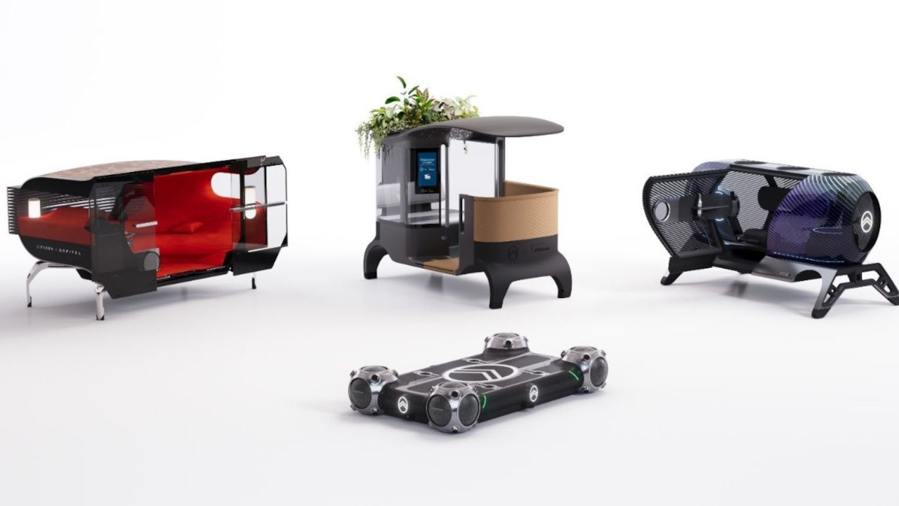 Citroën Skate, piattaforma a guida autonoma con pod passeggeri intercambiabili