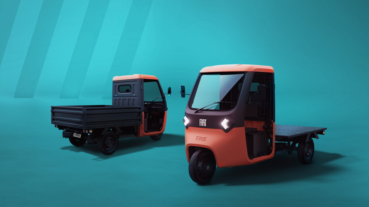 TRIS: l'Ape rinasce con il primo veicolo elettrico a tre ruote di FIAT