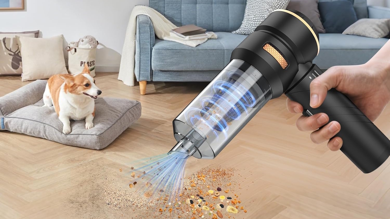 Mini Aspirapolvere 4 in 1 da 26.000Pa: l'arma segreta per auto, divani e peli di animali a soli 29,15�
