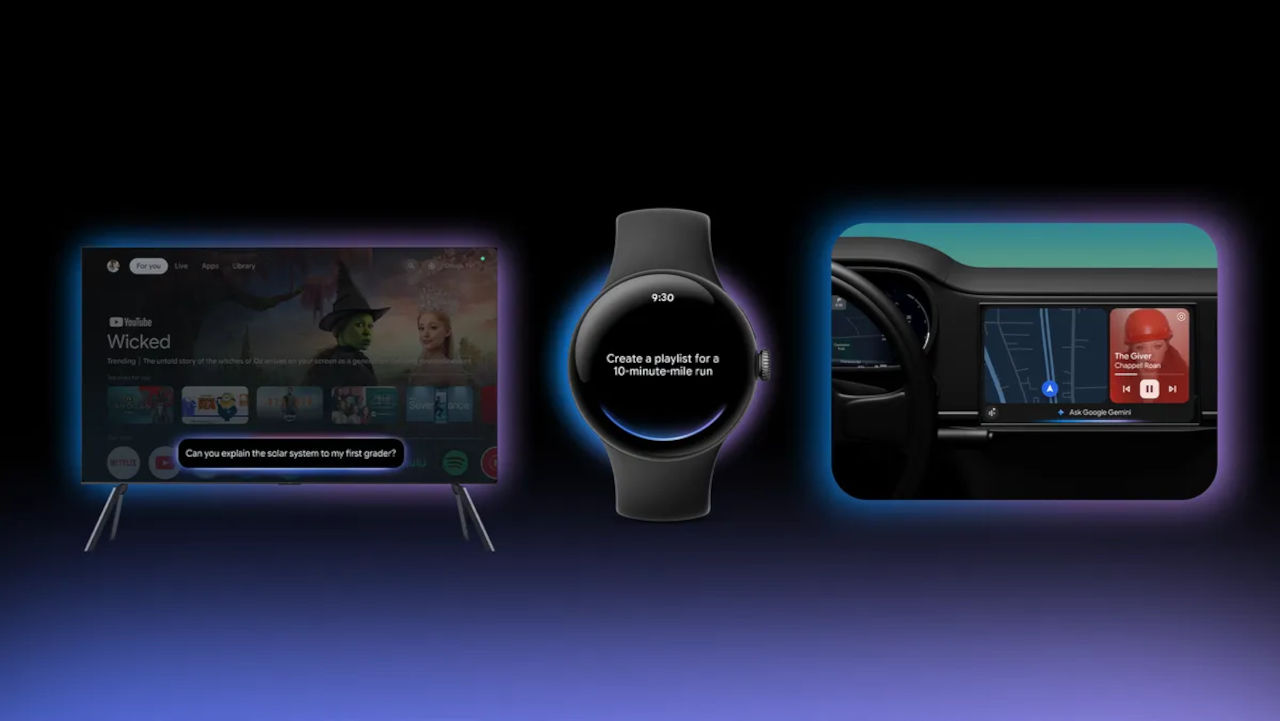 Google Gemini è in arrivo ovunque: su TV, auto, smartwatch e visori XR
