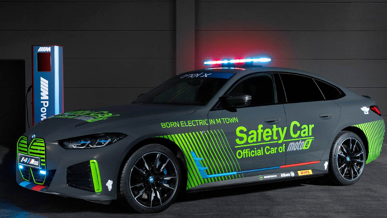 Dal MotoGP d'Austria la BMW i4 M50 sarà la Safety Car di MotoE