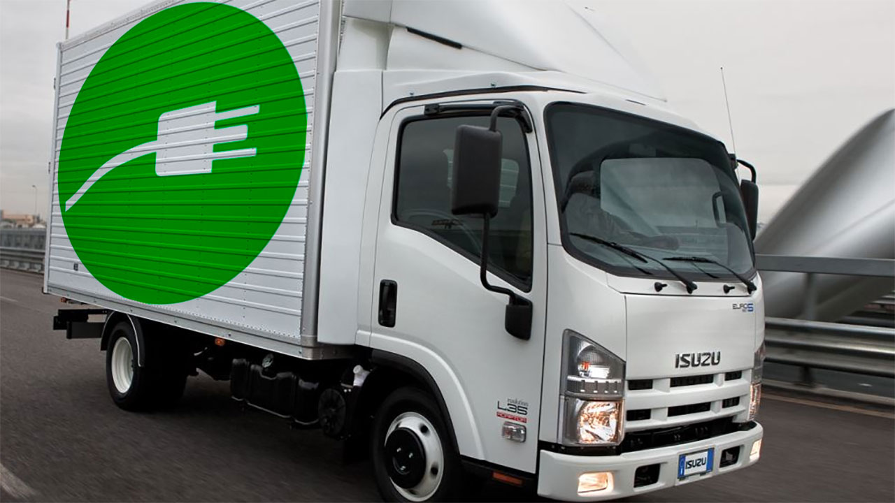 Comincia a circolare sulle nostre strade camion leggero ISUZU L35 B+ Full Electric