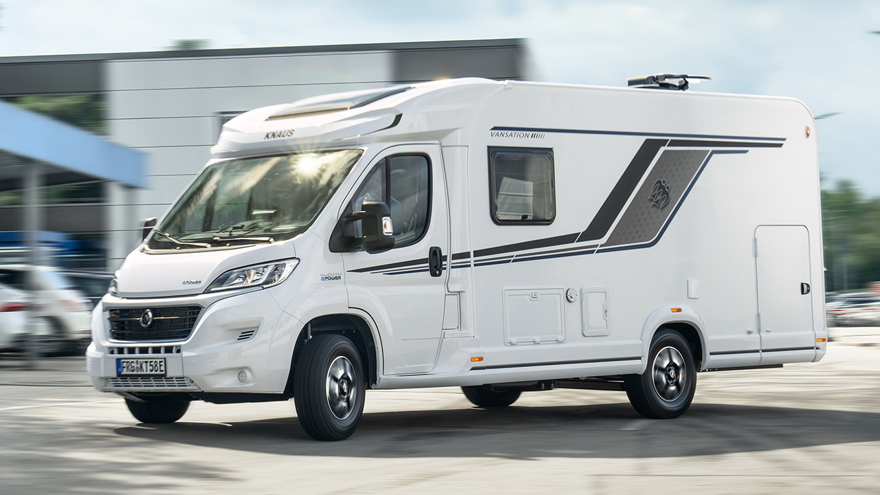 Il camper diventa elettrico (con Range Extender Wankel!): ecco Knaus E.POWER DRIVE