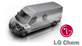 200km di autonomia per il furgone elettrico Renault Master Z.E., grazie alle batterie LG