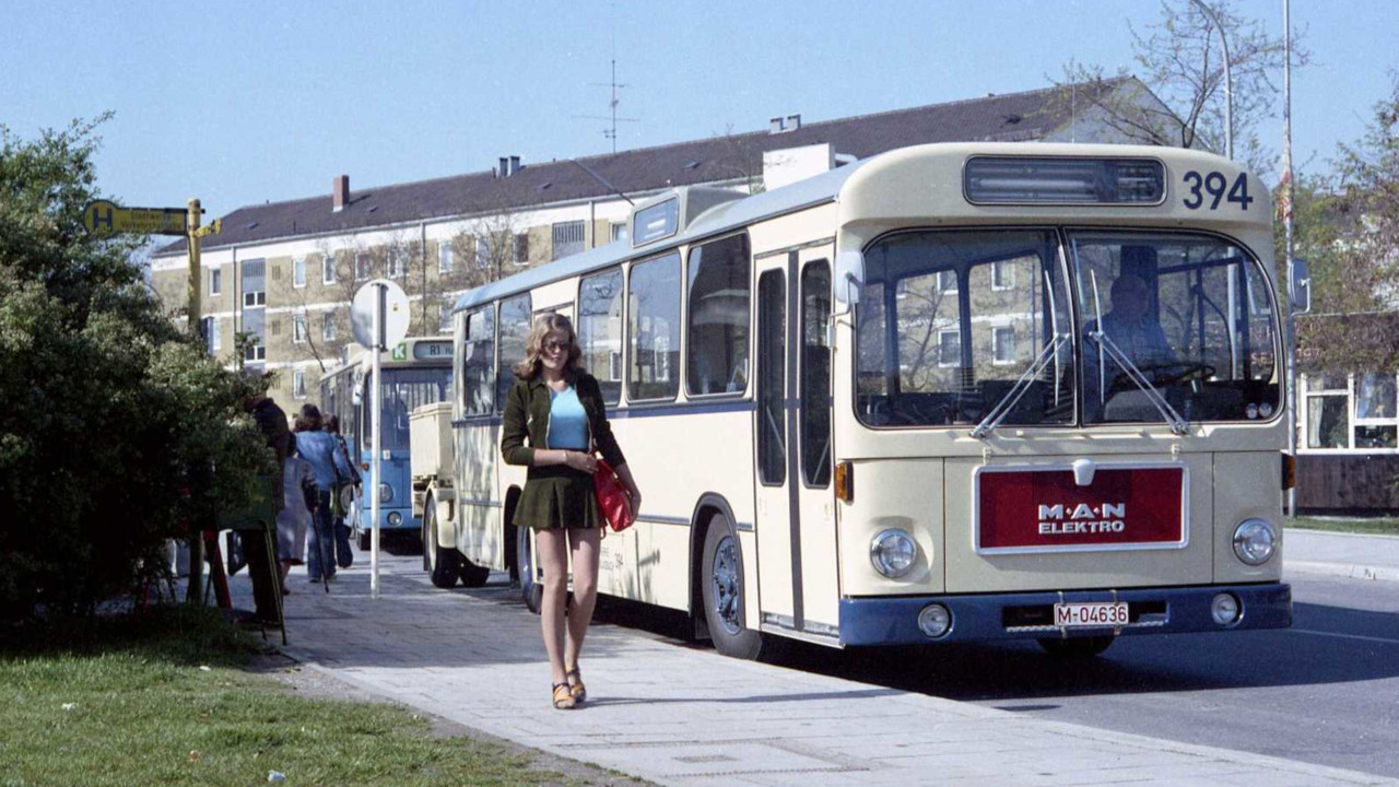 MAN, autobus elettrici già nel 1970: 50 km di autonomia e pacco batteria staccabile