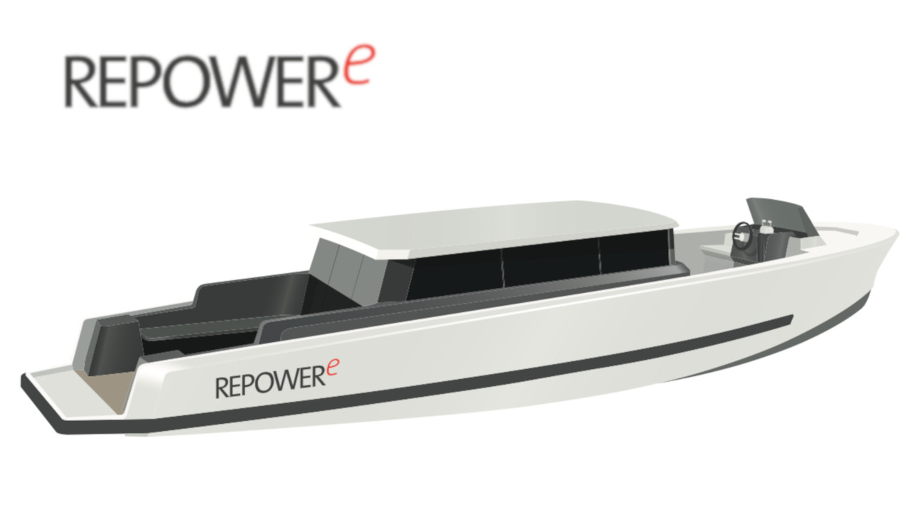 Repower presenta al Salone Nautico di Genova la sua imbarcazione elettrica Repower-e
