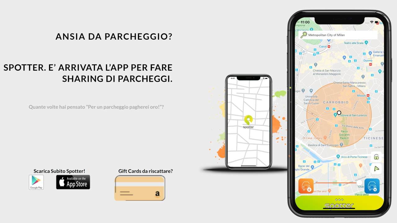 Spotter, una nuova App per parcheggiare senza stress