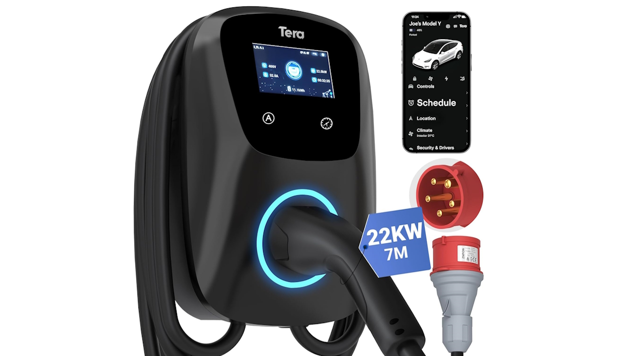 Tera EV: una base di ricarica per auto elettriche che pu collegarsi alla presa industriale 380V a 5 poli  ora in offerta a meno di 300