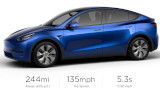 Tesla Model Y, versione standard range a 41.999$: tra gli optional configurazione 7 posti