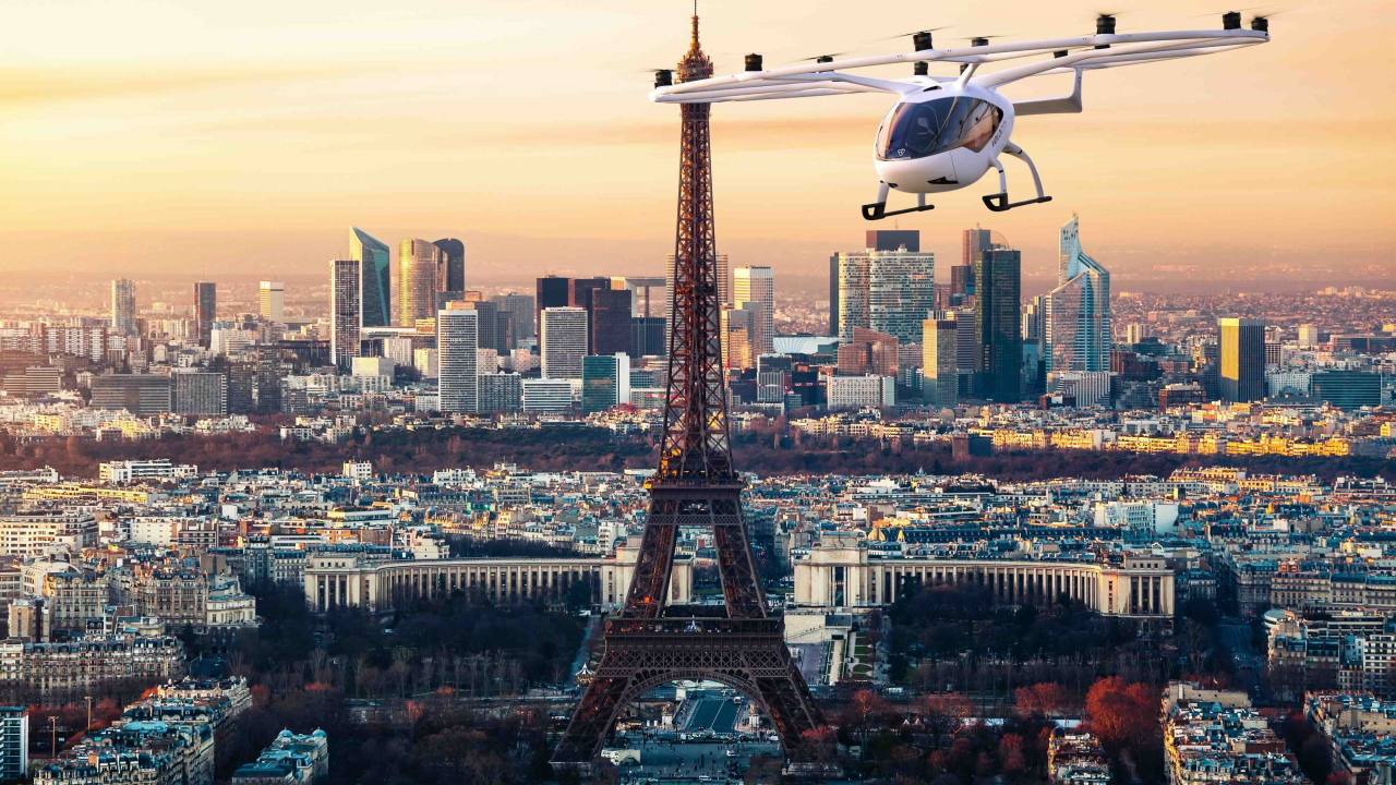 I taxi volanti voleranno a Parigi in occasioni delle Olimpiadi 2024. Arriva l'ok di Macron