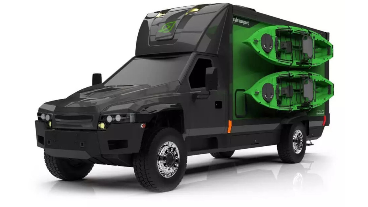 Zeus Electric Chassis e SylvanSport mostrano la loro idea di camper elettrico fuoristrada