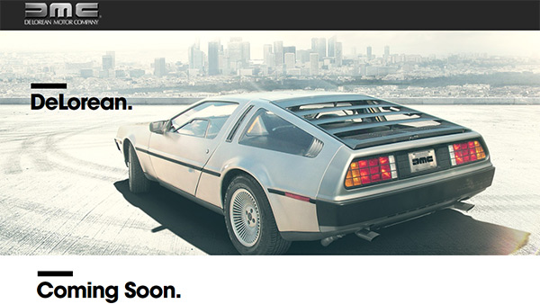 DeLorean DMC-12 Coming Soon