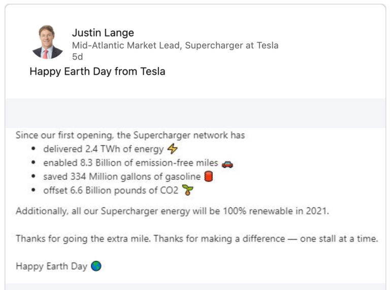 Justin Lange - Tesla