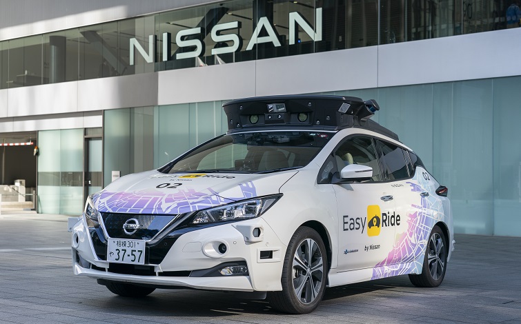 Nissan LEAF a guida autonoma