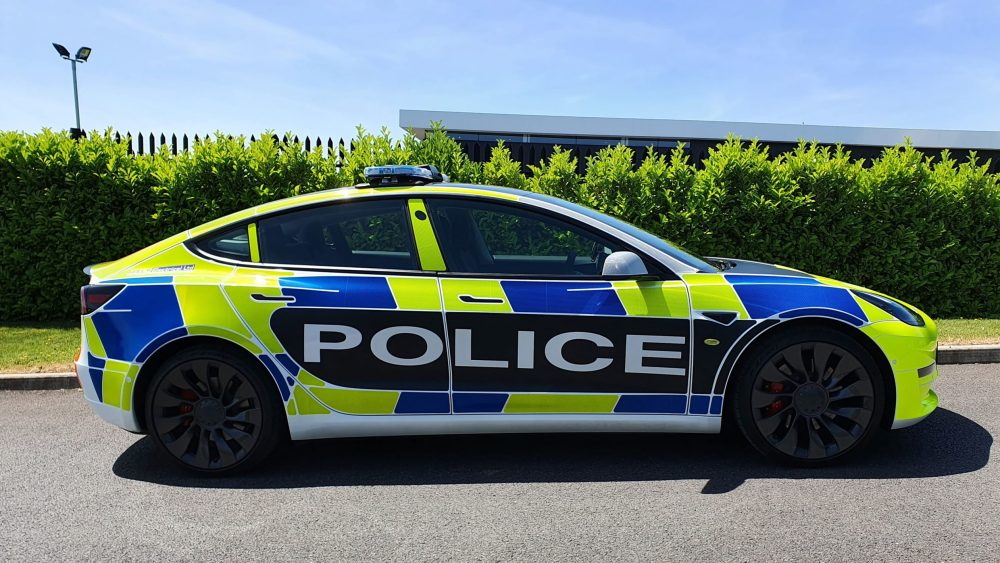 Tesla Model 3 Polizia